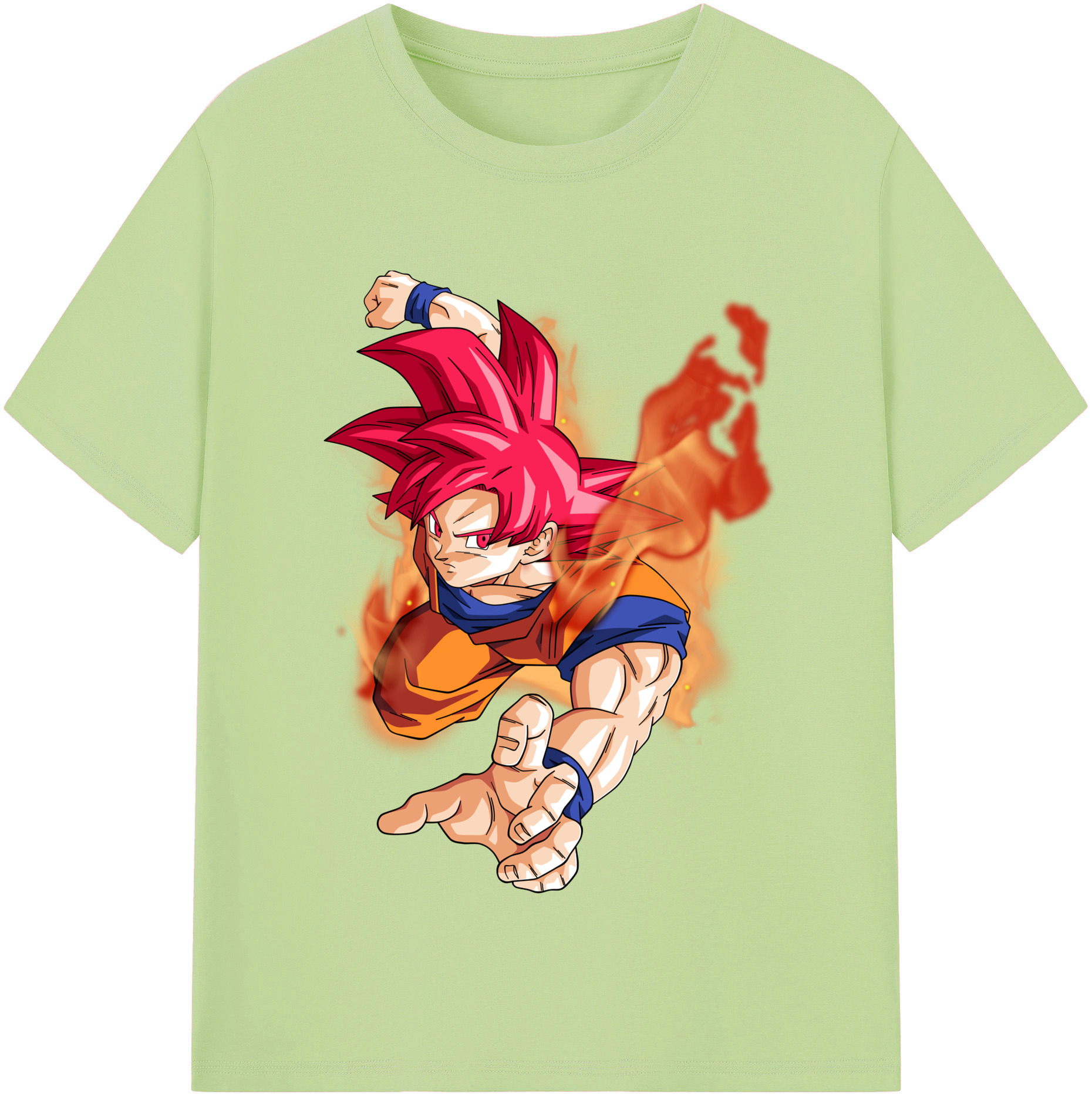 （画像用） ドラゴンボール 孫悟空（そん ごくう）Son Goku カカロット DRAGON BALL Kakarotto 綿100％半袖Tシャツ（フロントプリント）